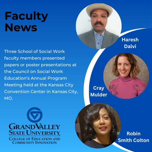 SW Faculty Present at the Council on Social Work Education's Annual Program Meeting